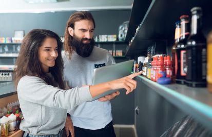 vape store merchants in retail store